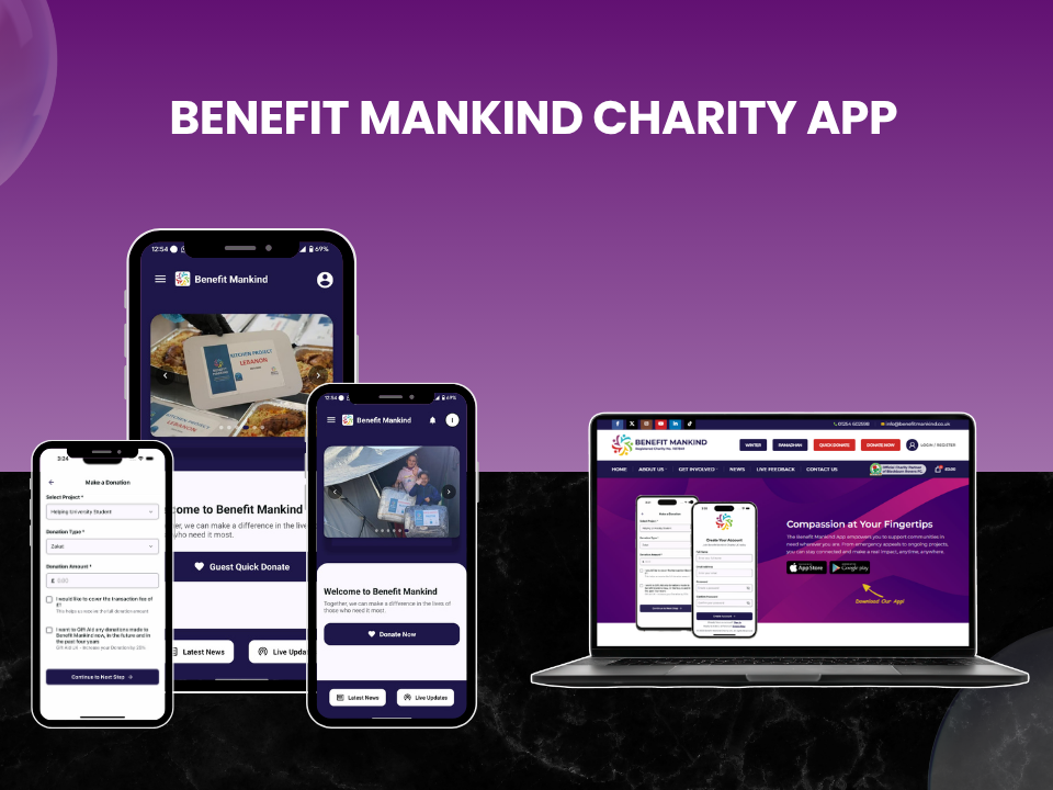 Benefit Mankind Charity App project preview